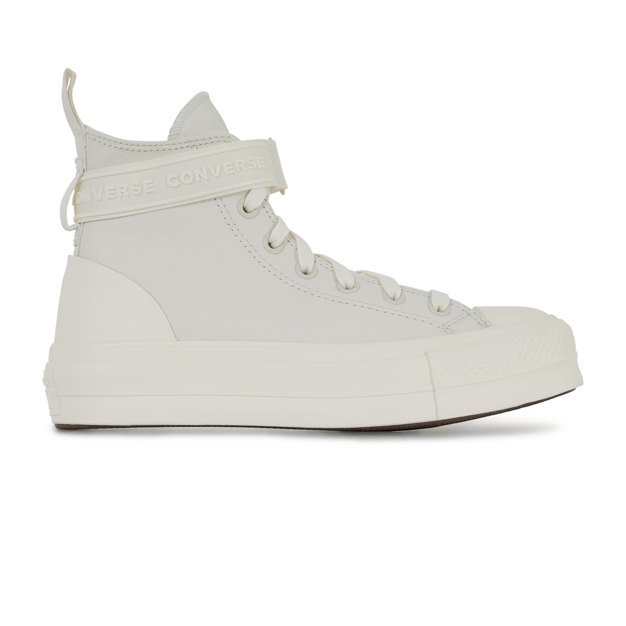 Converse semelle top epaisse blanche