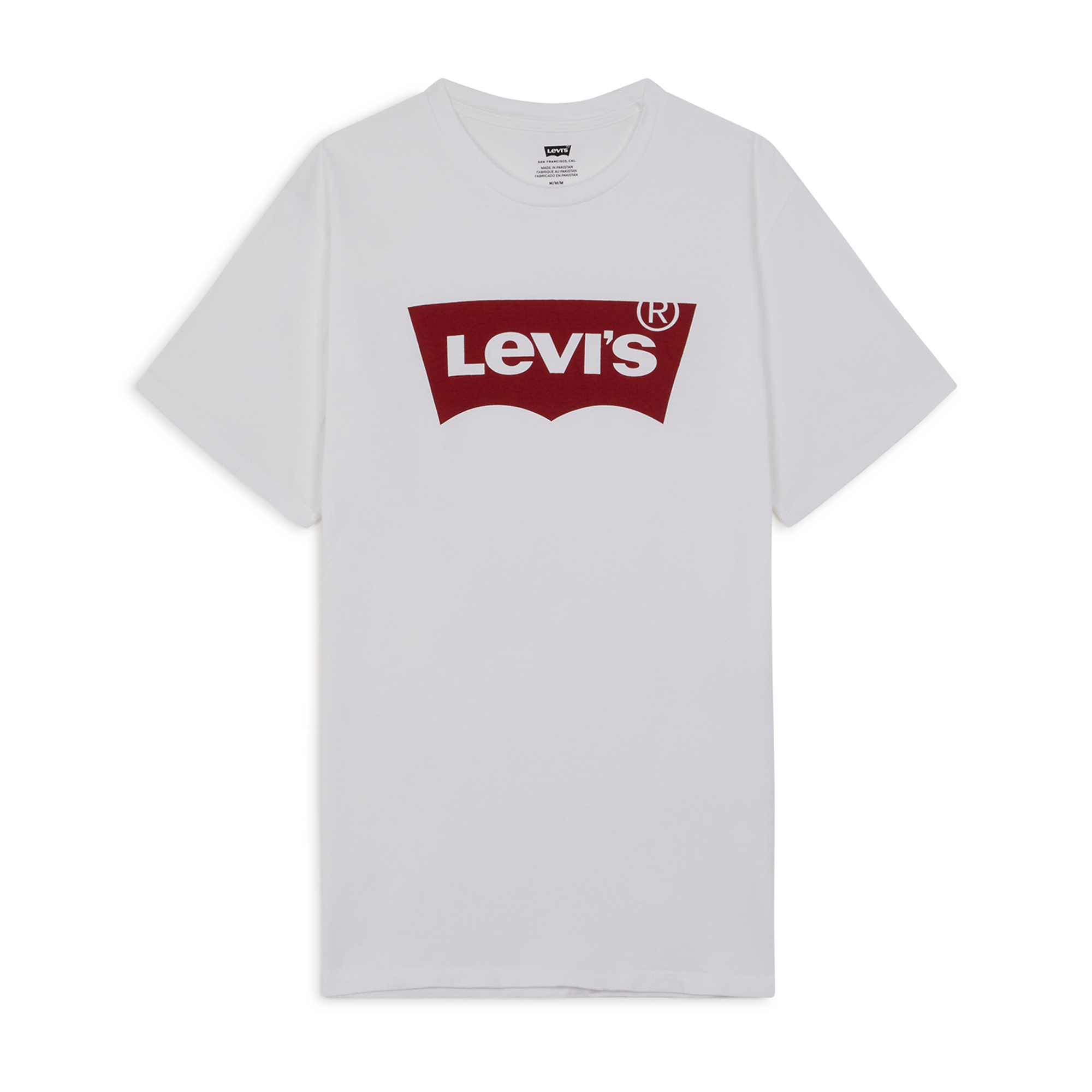 Tee Shirt Batwing Logo Levis Blanc L Male