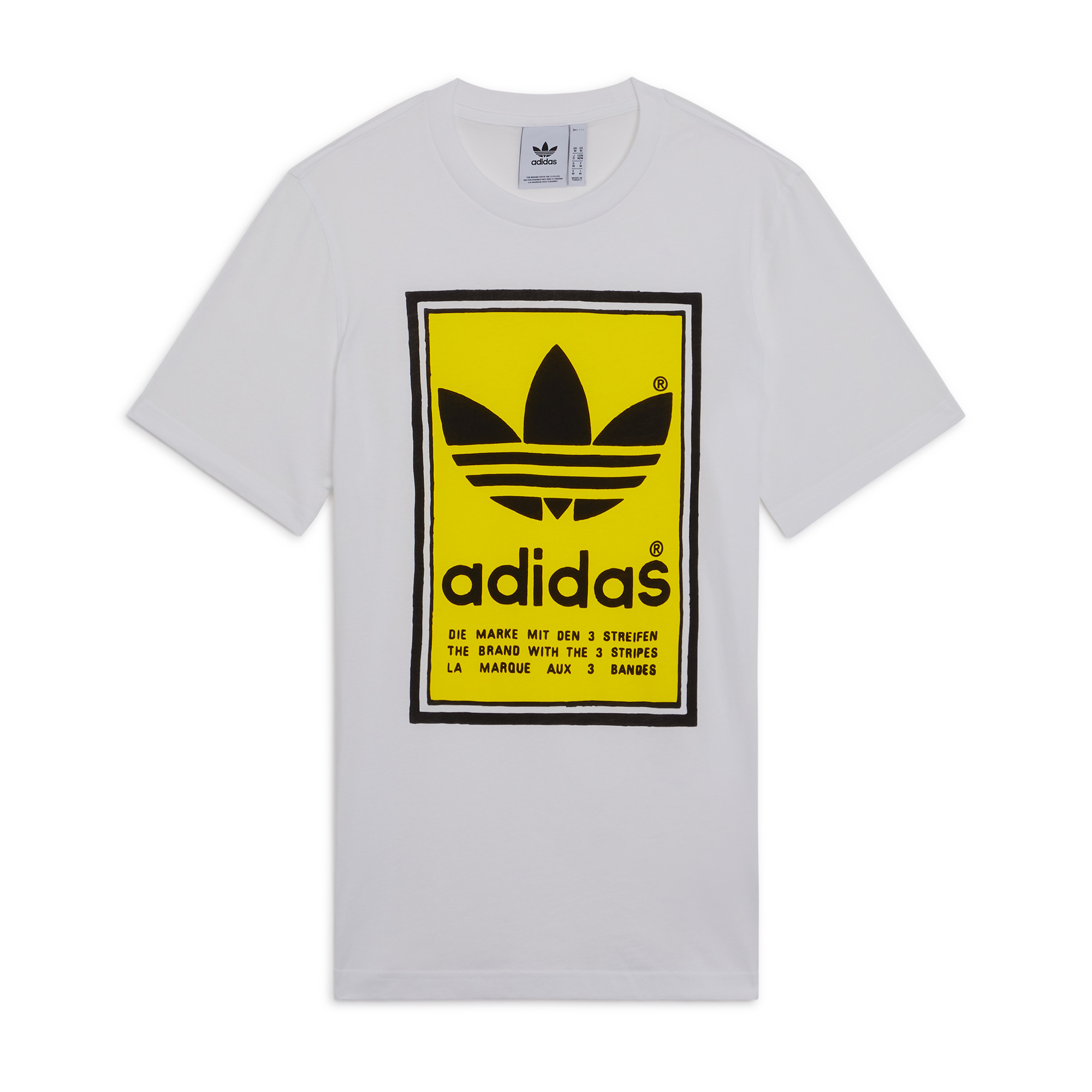 Tee Filled Label Adidas Originals Jaune L Male