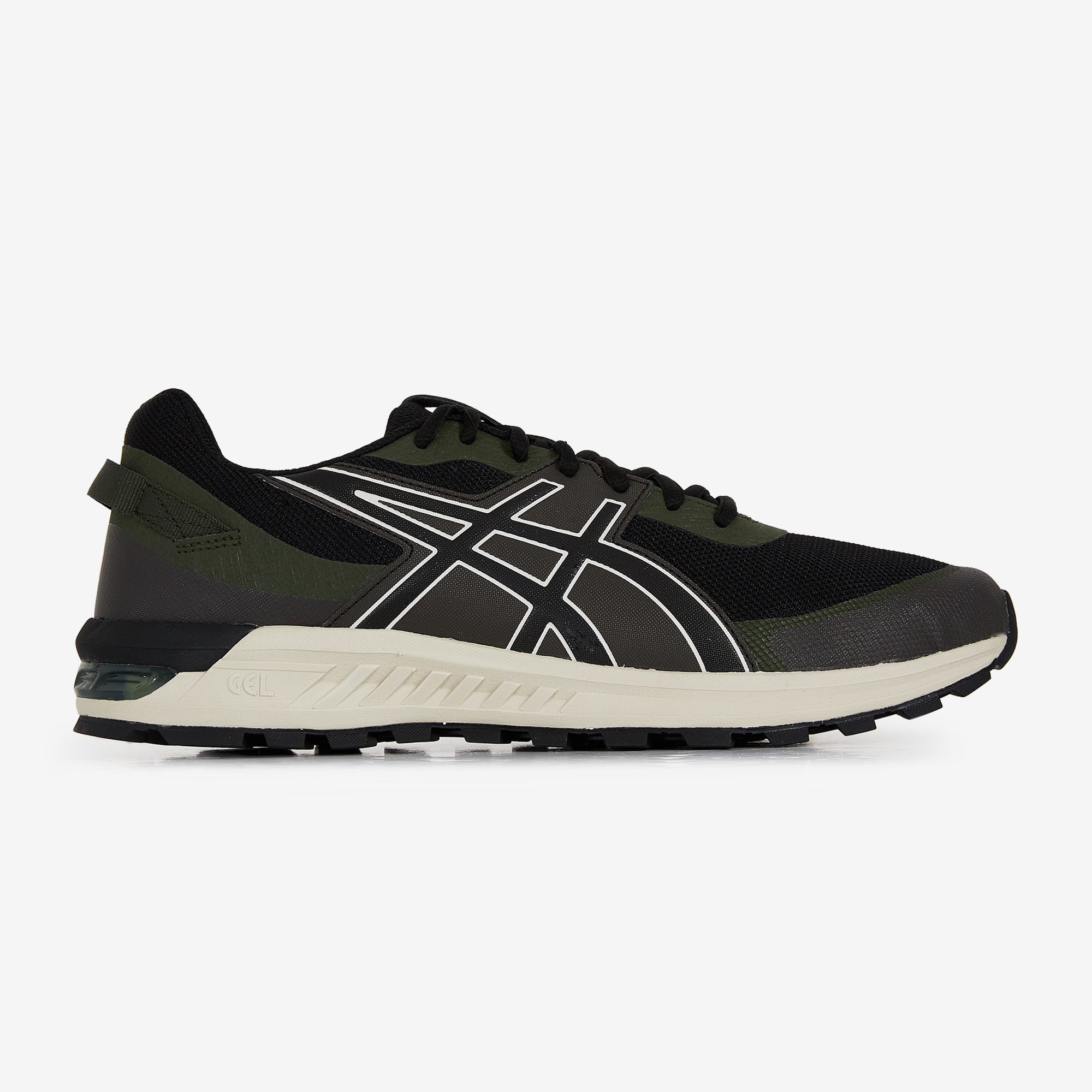 BLACK/GREEN SNEAKERS ASICS - GEL-CITREK# MEN NS