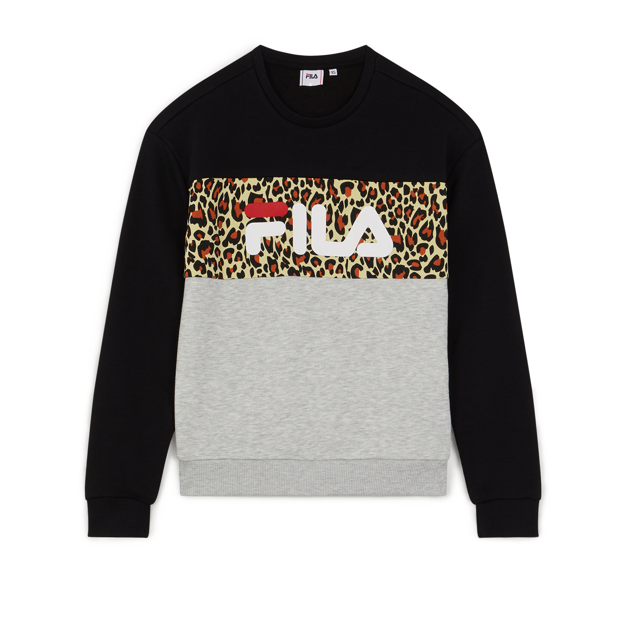 Sweat Leah Fila Noir/gris/leo S Female