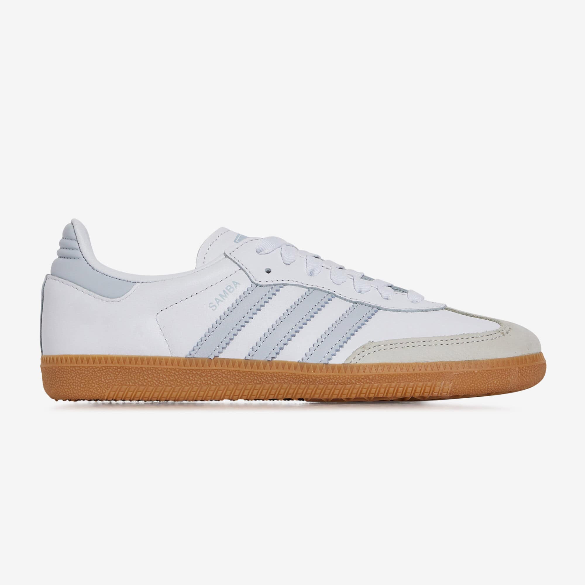 ADIDAS ORIGINALS SAMBA OG BLANC BLEU CIEL SNEAKERS FEMME LACETS Courir