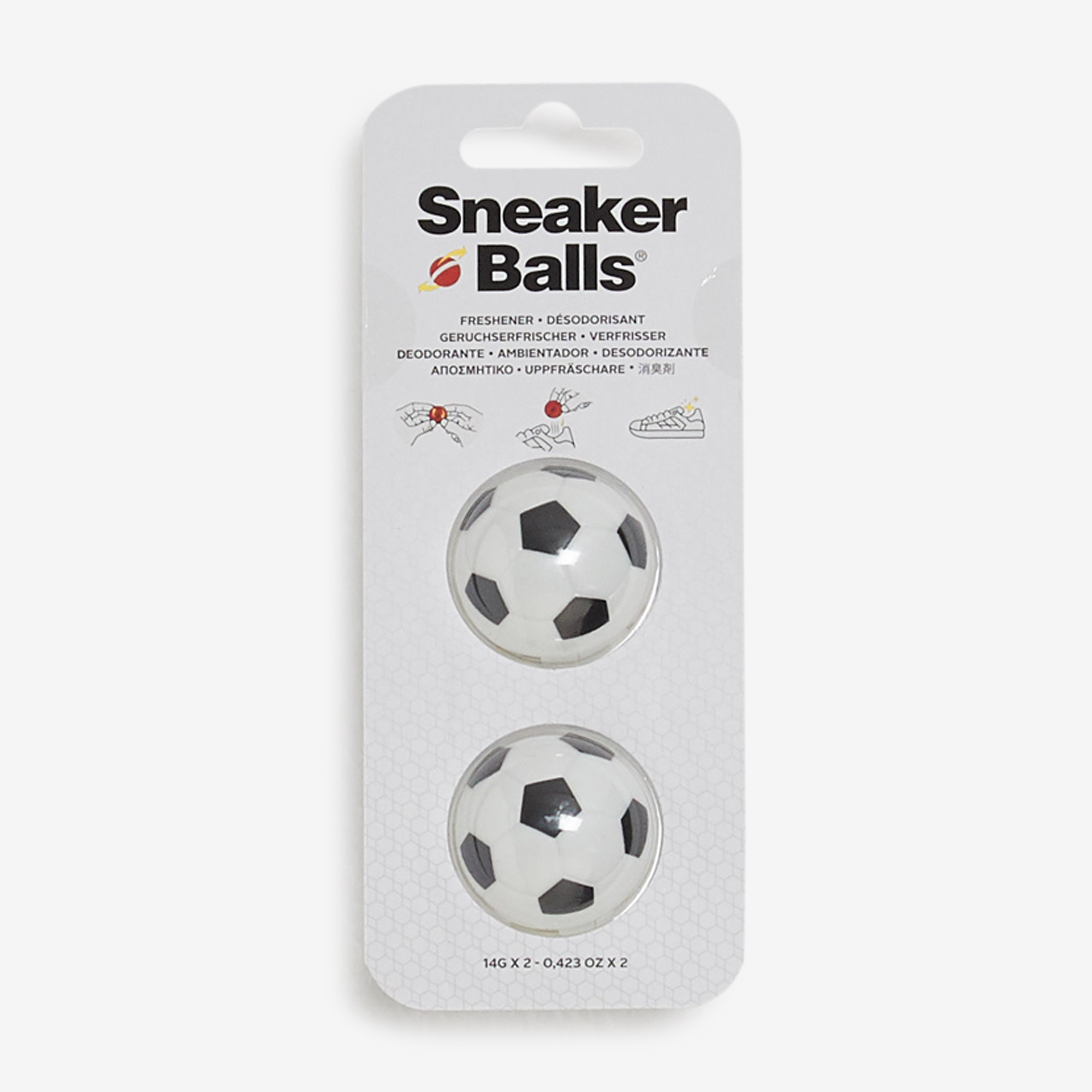 sneaker balls desodorisantes soccer  blanc