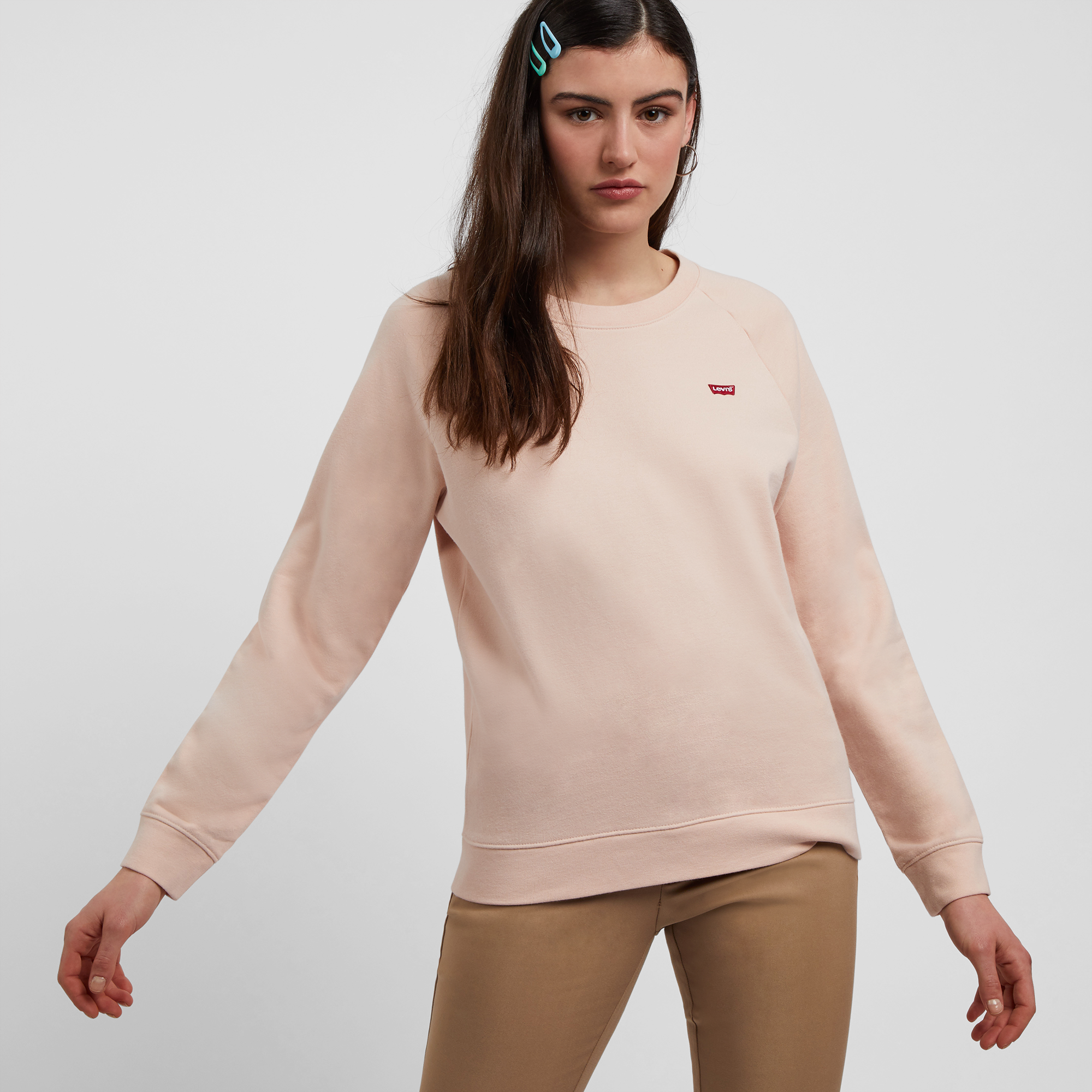 Sweat Crew Relaxed Levis Rose M Female