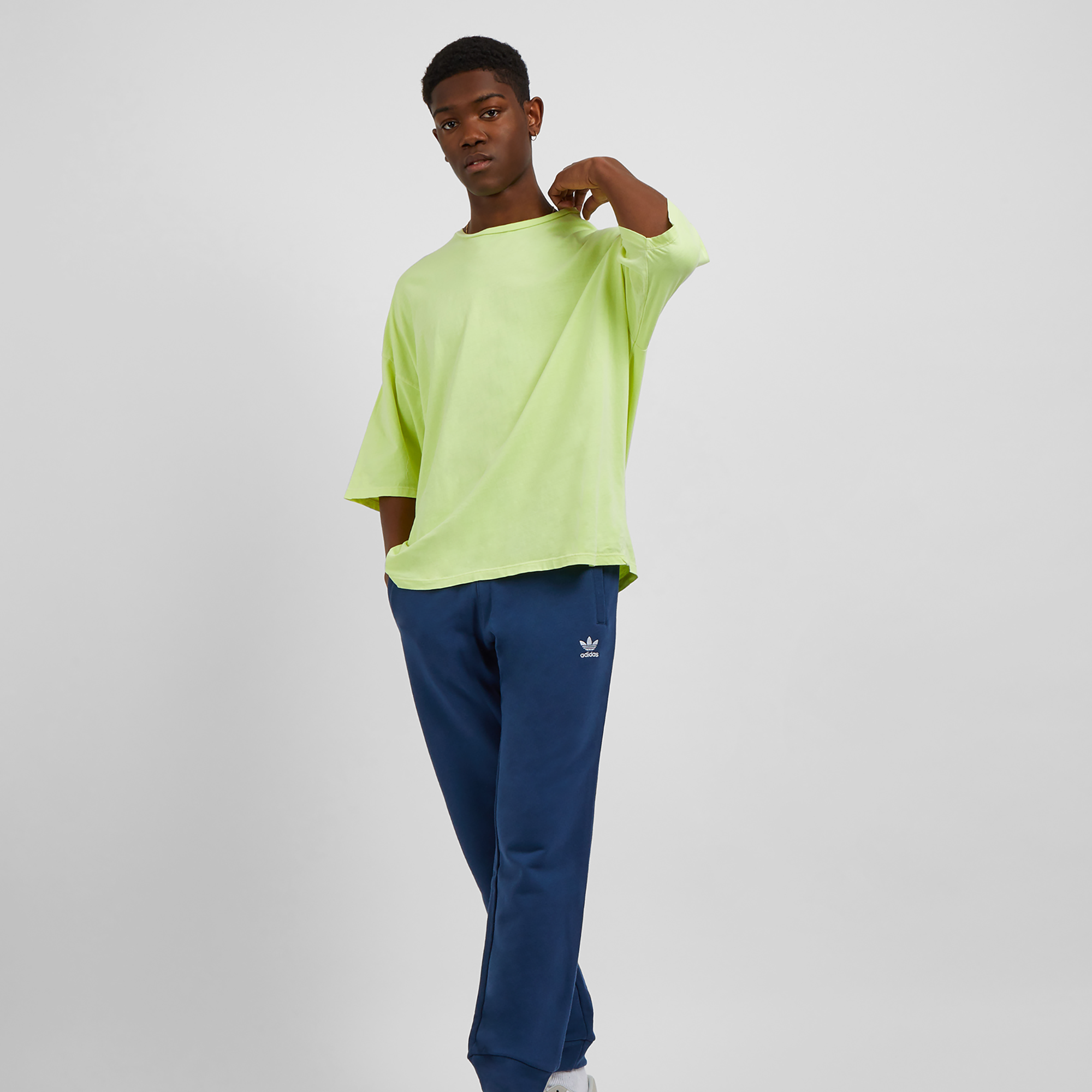 Pant Trefoil 3-stripes Adidas Originals Marine L Male