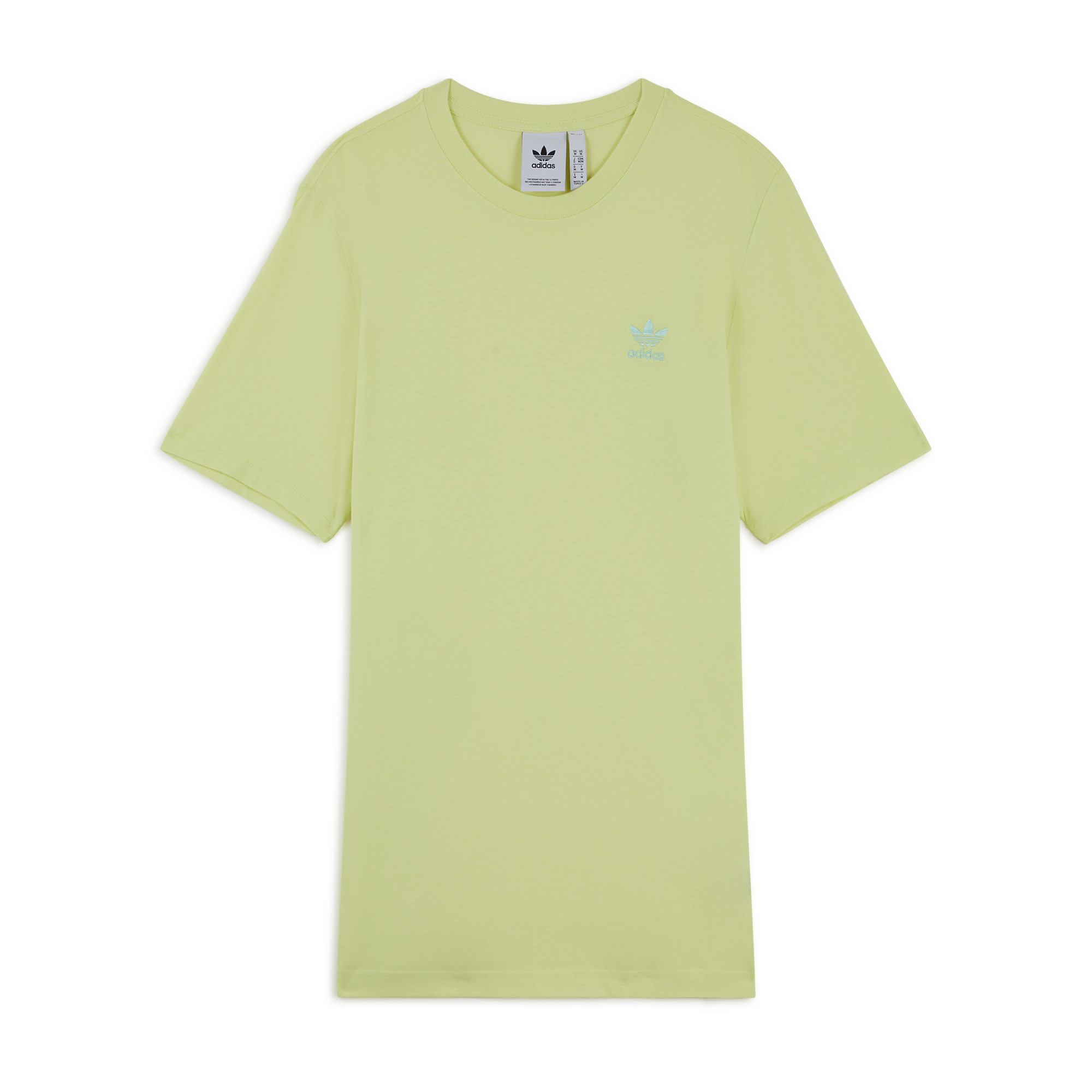 Tee Shirt Essential Small Trefoil Jaune/vert