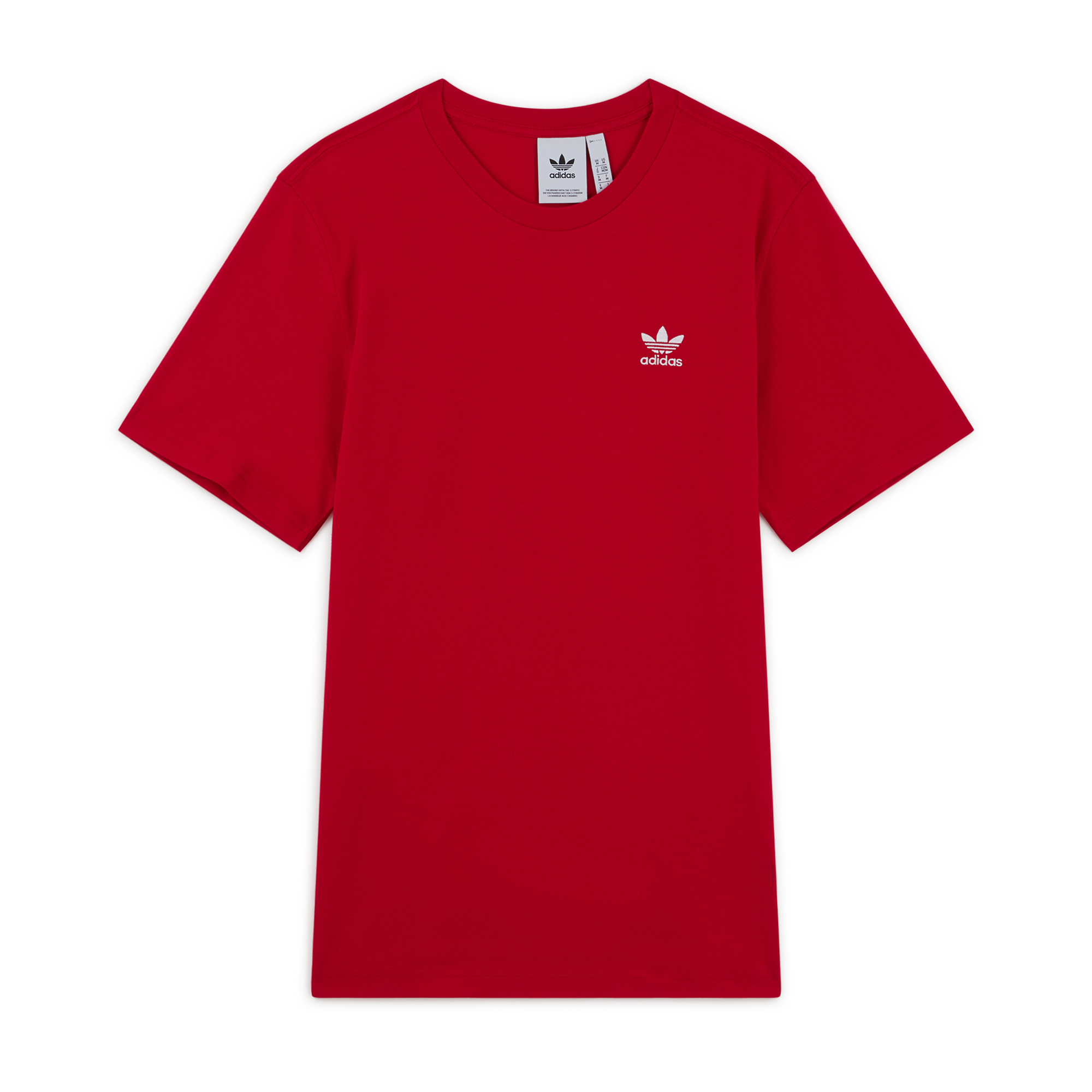 Tee Shirt Essential Small Trefoil Rouge/blanc