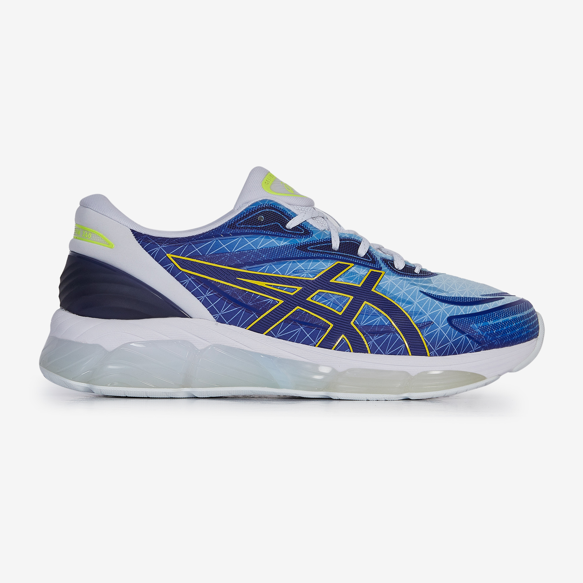 ASICS GEL QUANTUM 360 VIII BLANC BLEU SNEAKERS HOMME LACETS Courir