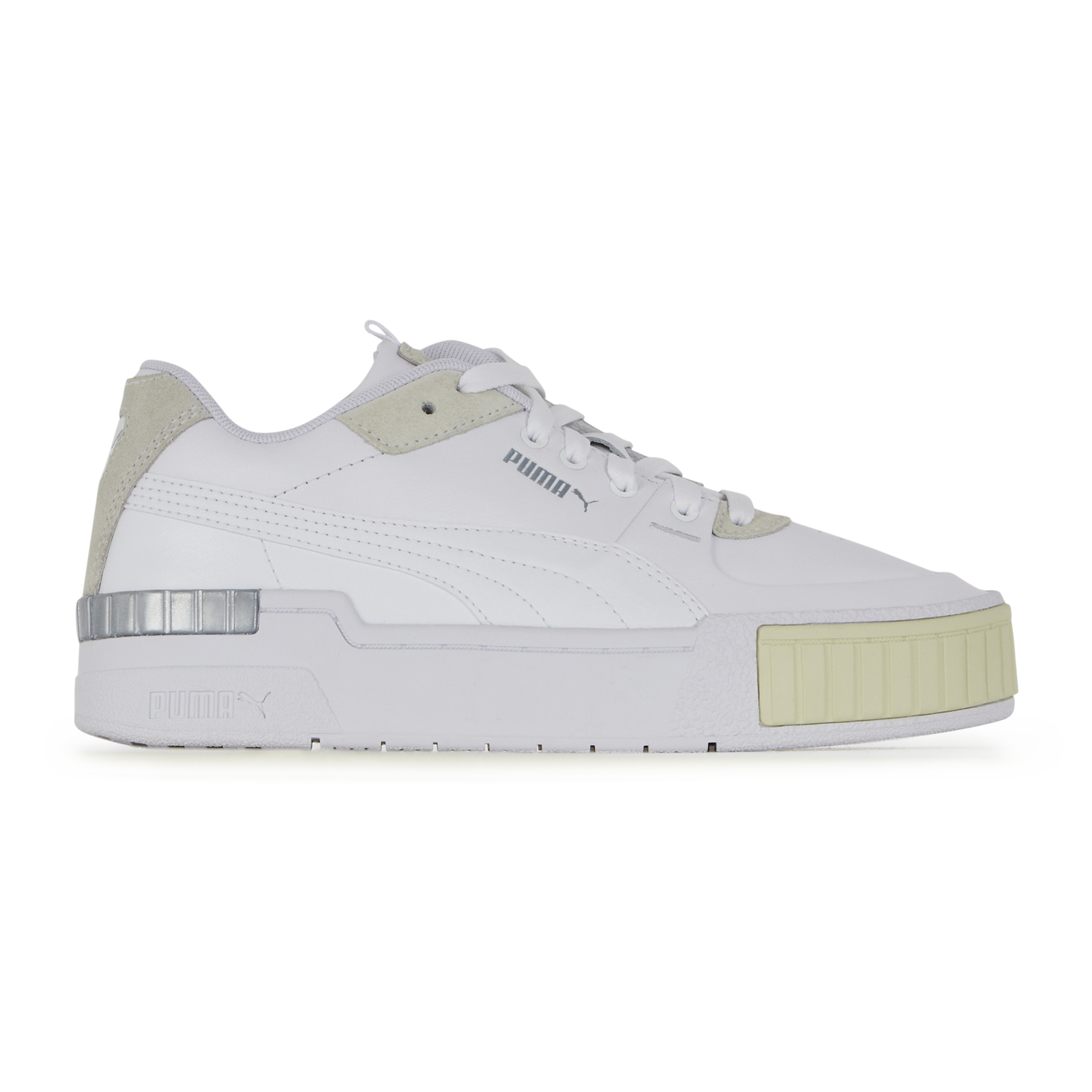 puma blanche argent