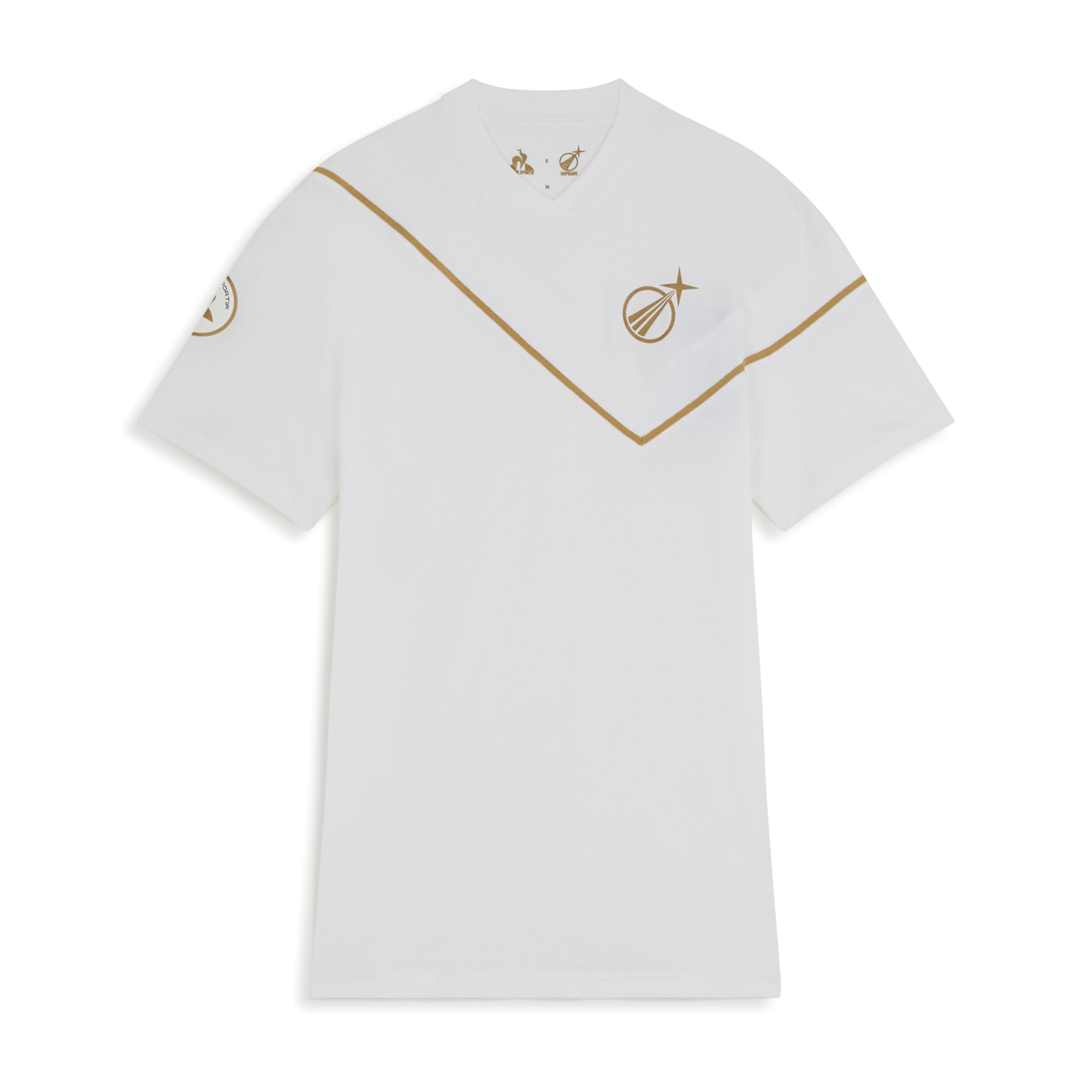 Tee Shirt Jersey X Soprano Blanc/or