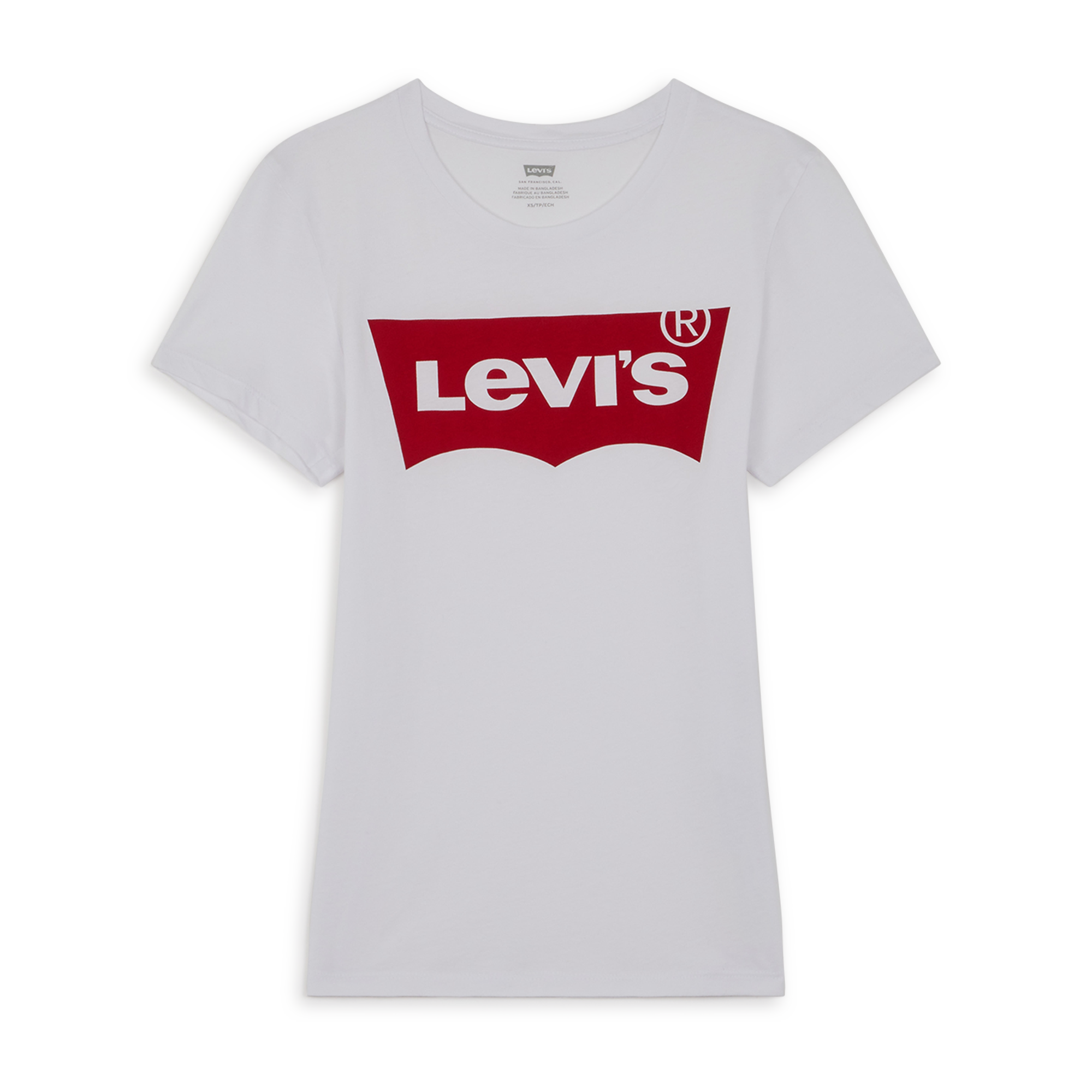 Tee Shirt The Perfect Tee Levis Blanc/rouge M Female