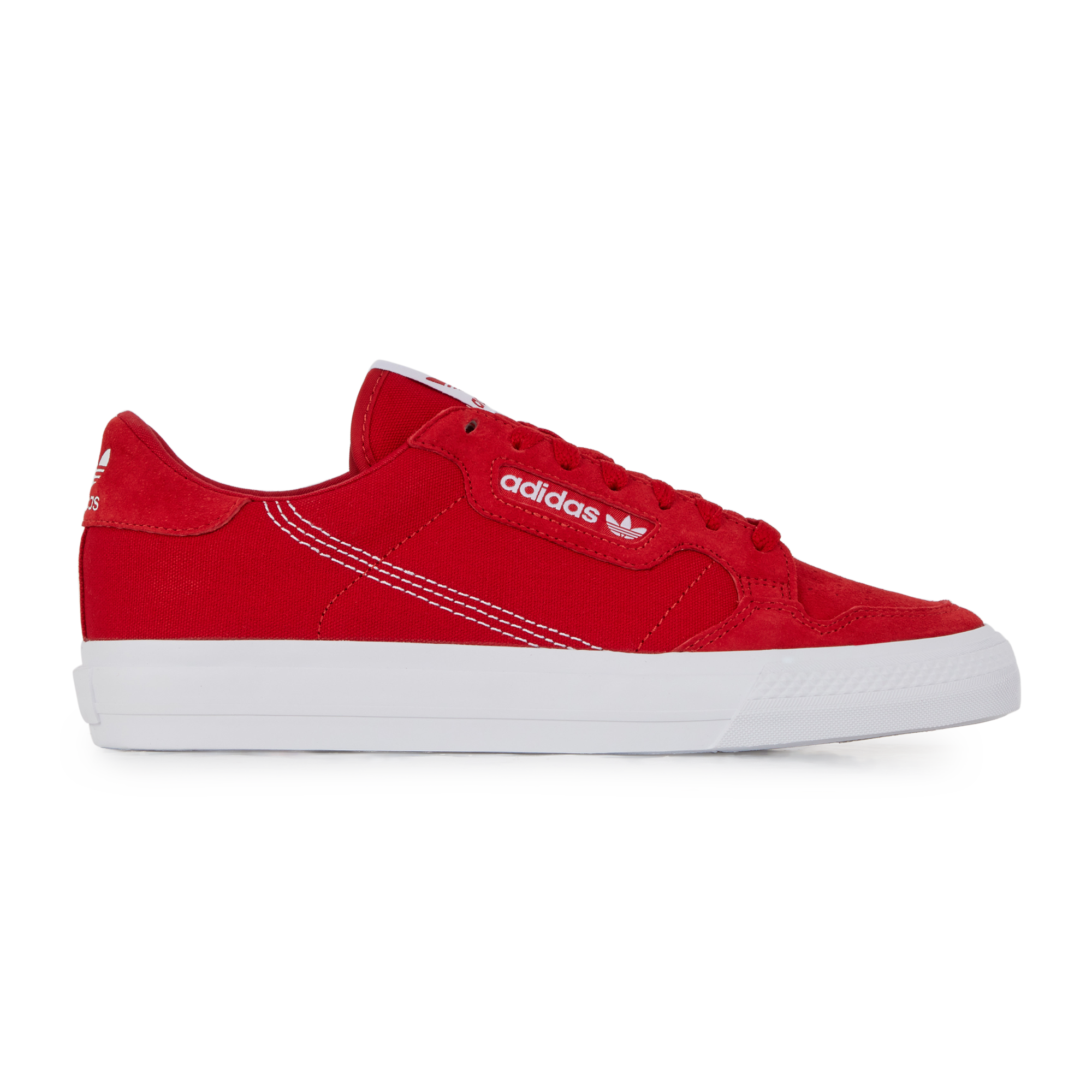 Continental Vulc Adidas Originals Rouge/blanc 41 1/3 Male