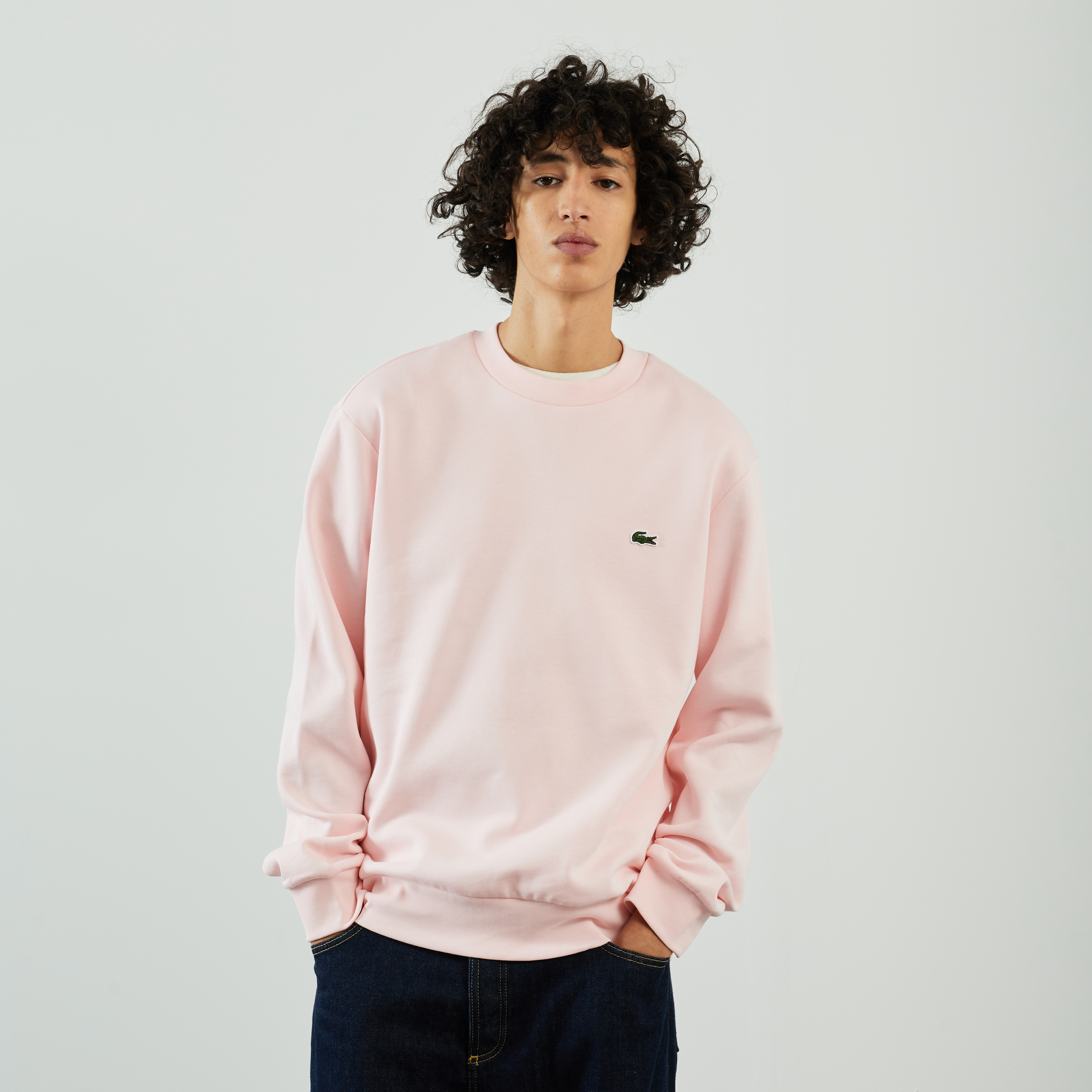 Sweat lacoste hotsell rose homme