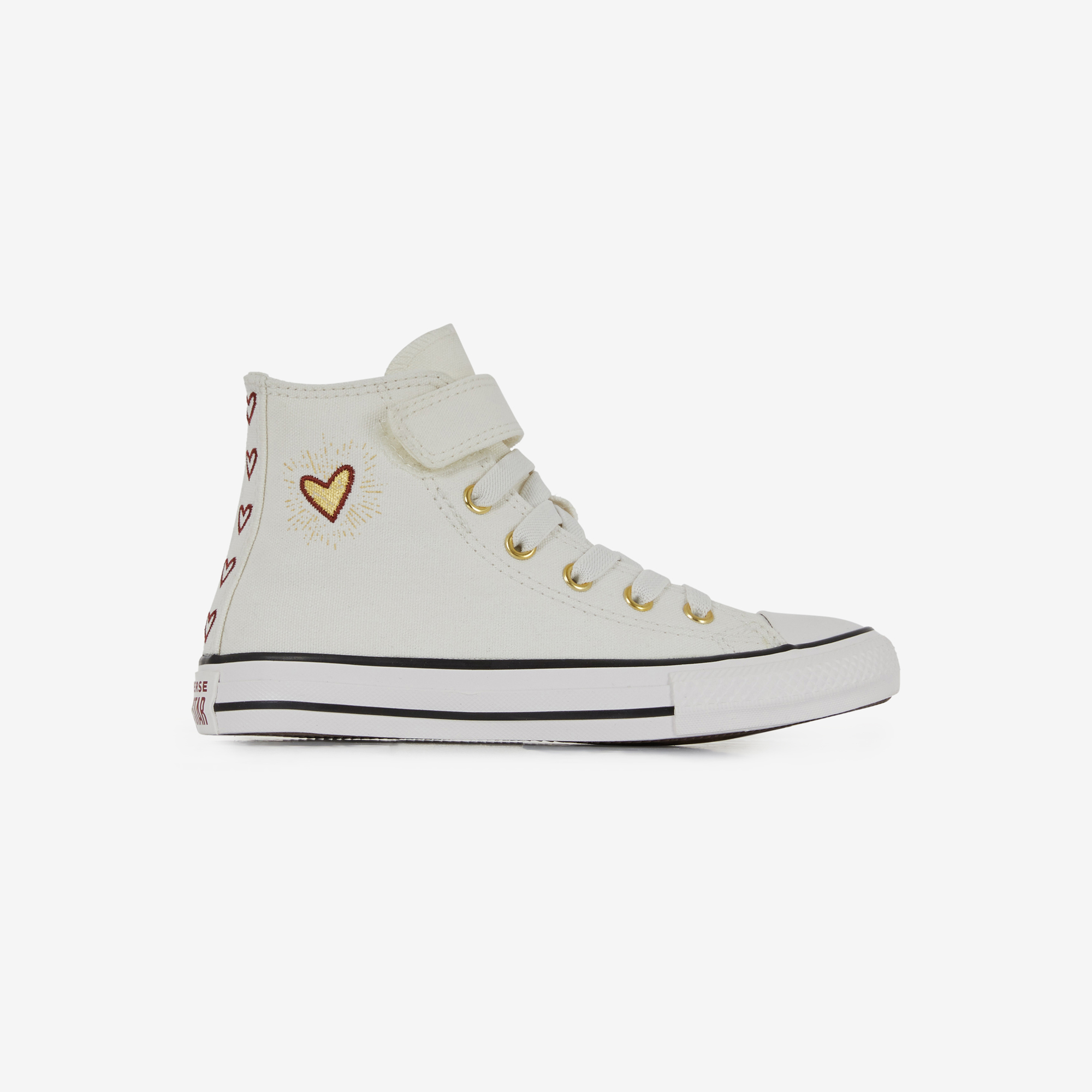 Converse femme rouge et blanche 2025