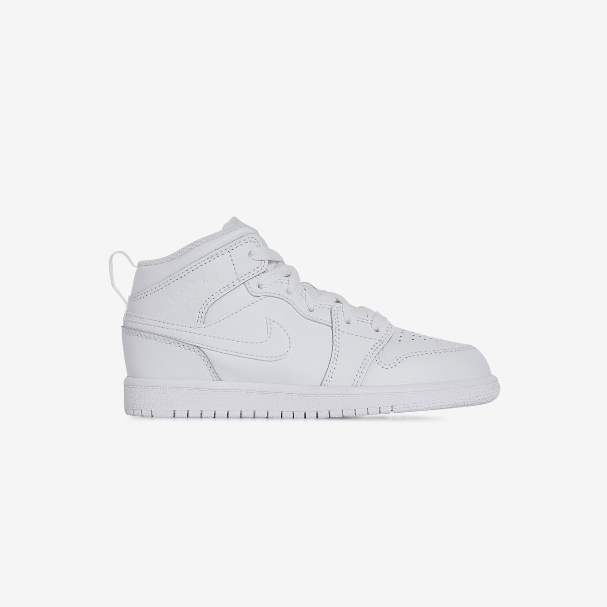 air jordan 1 mid  blanc   - bébé -