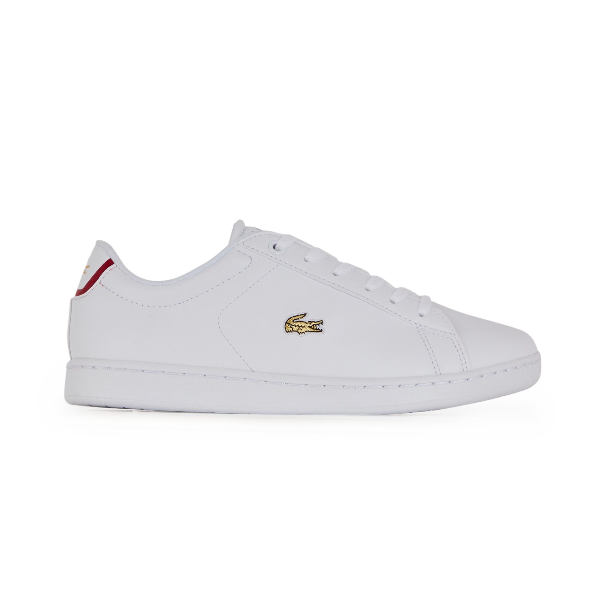 chaussure lacoste doré