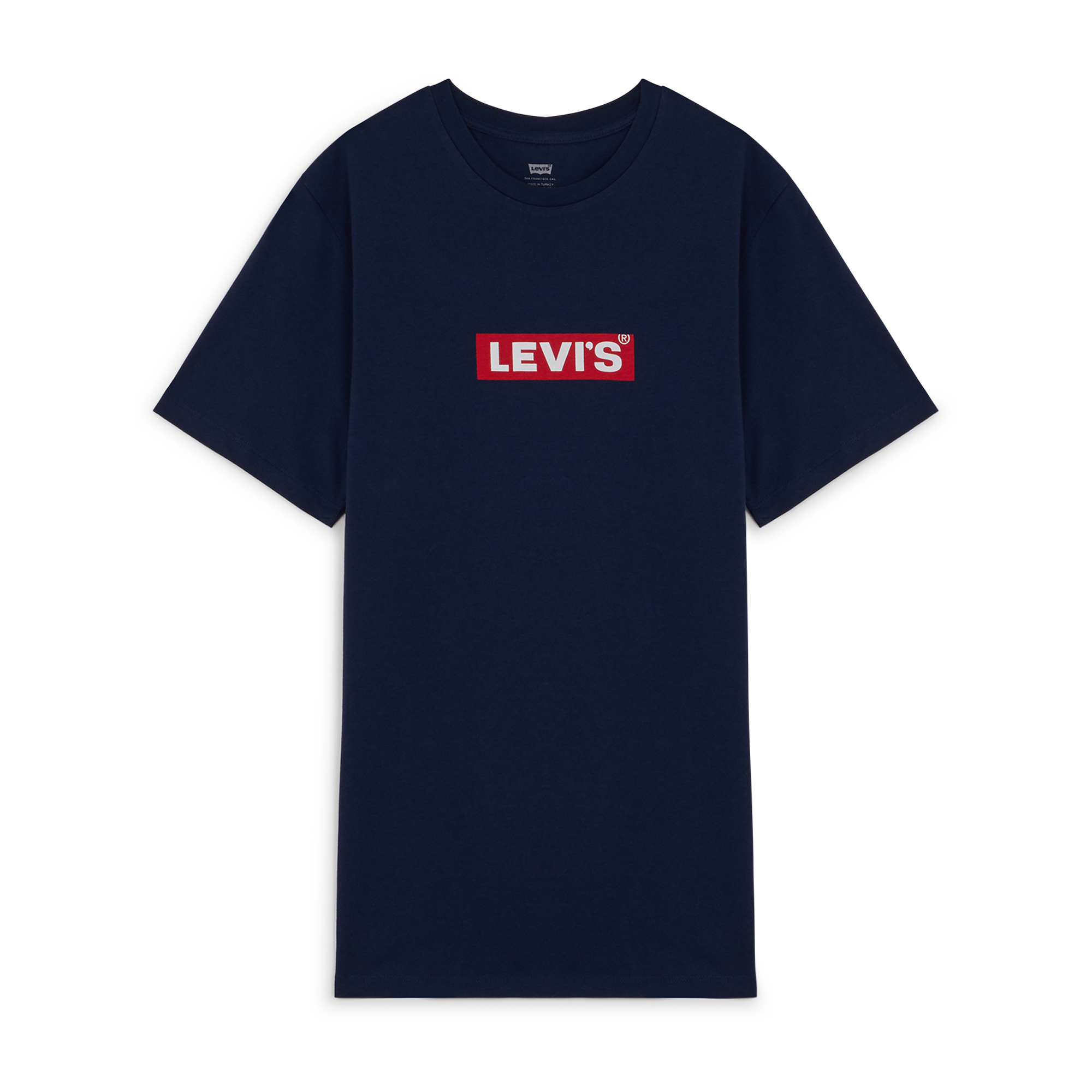Tee Shirt Boxtab Logo Levis Bleu/rouge L Male