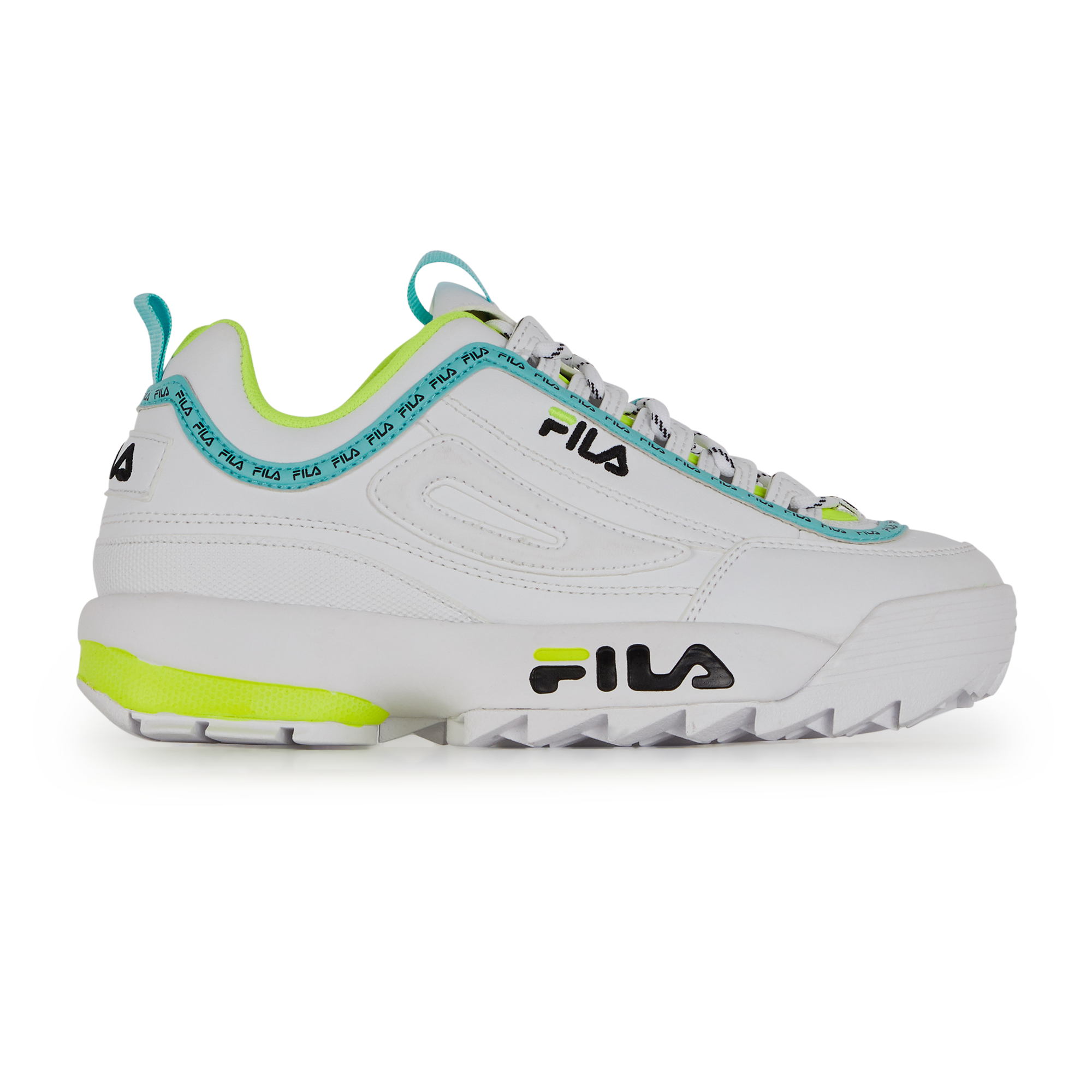 Disruptor Tape Fila Blanc/vert/jaune 36 Female