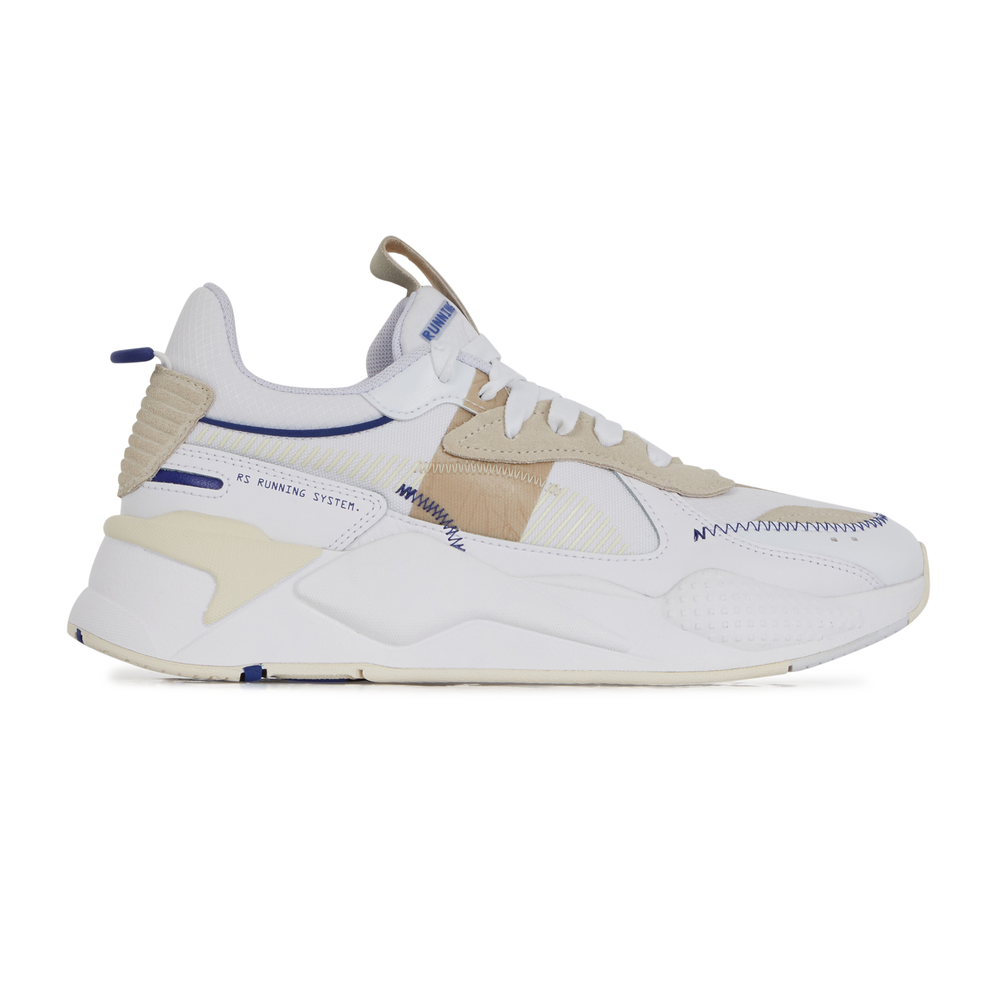 puma rsx blanche bleu