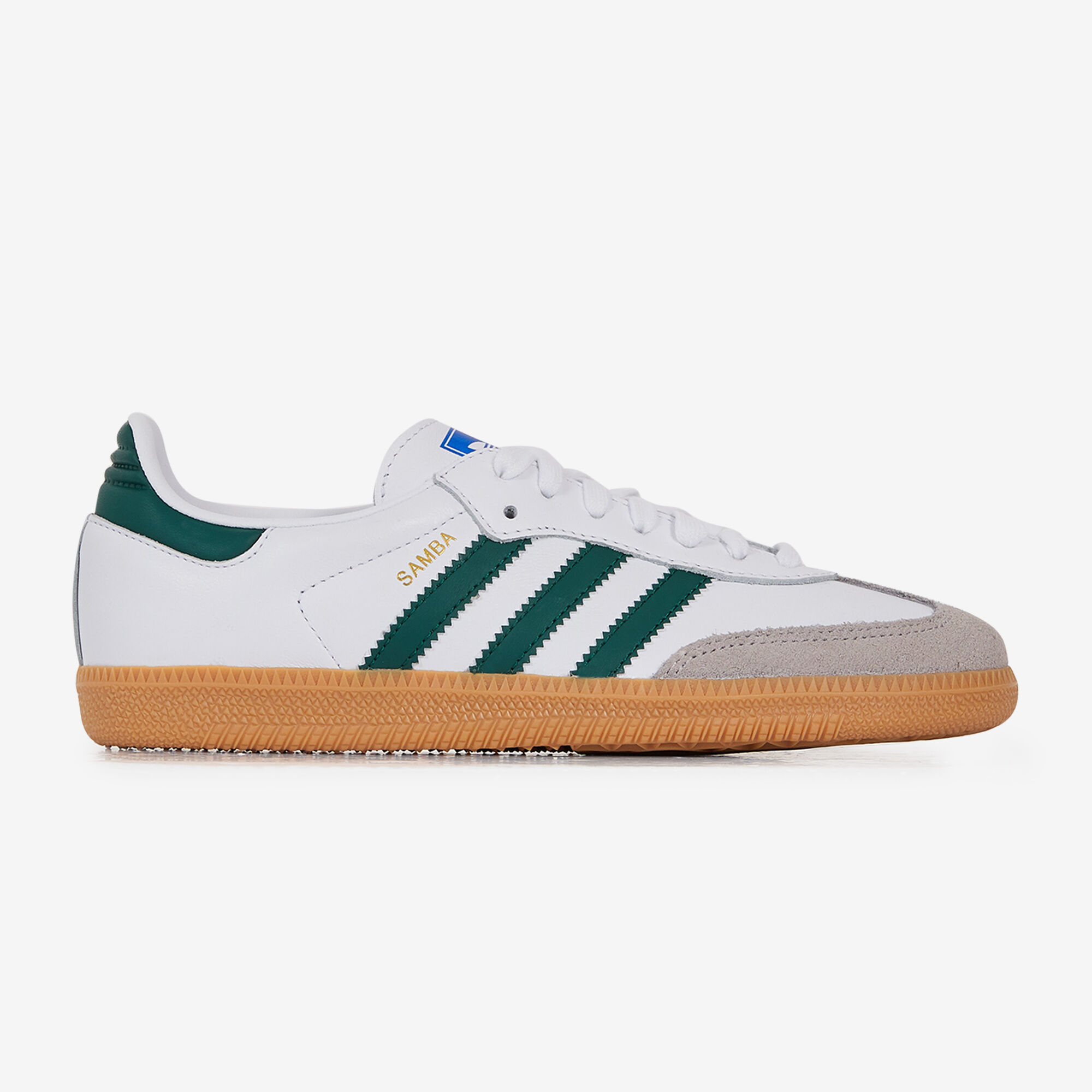 ADIDAS ORIGINALS SAMBA OG WHITE GREEN SNEAKERS WOMEN Courir