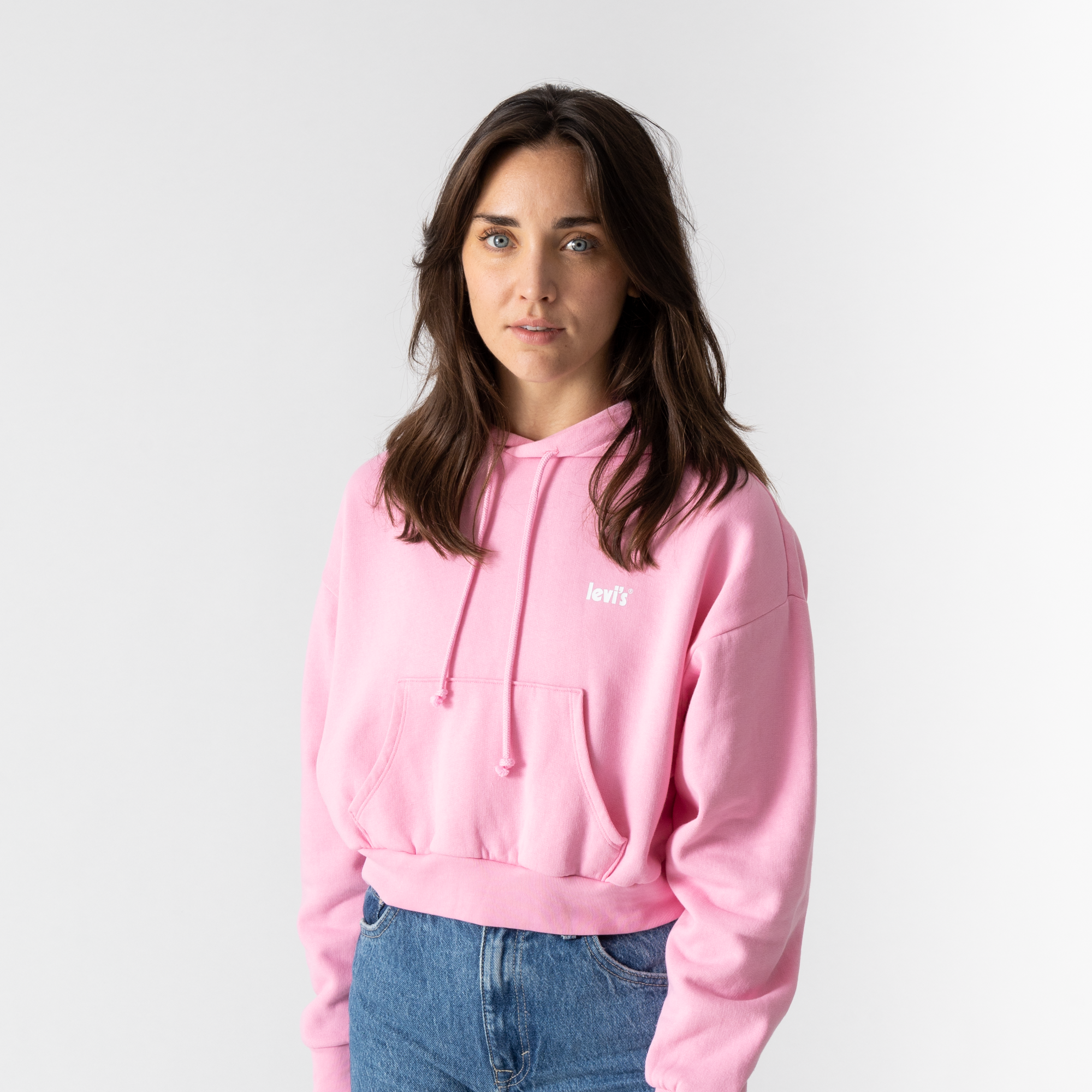 LEVIS HOODIE LAUNDRY DAY PINK 