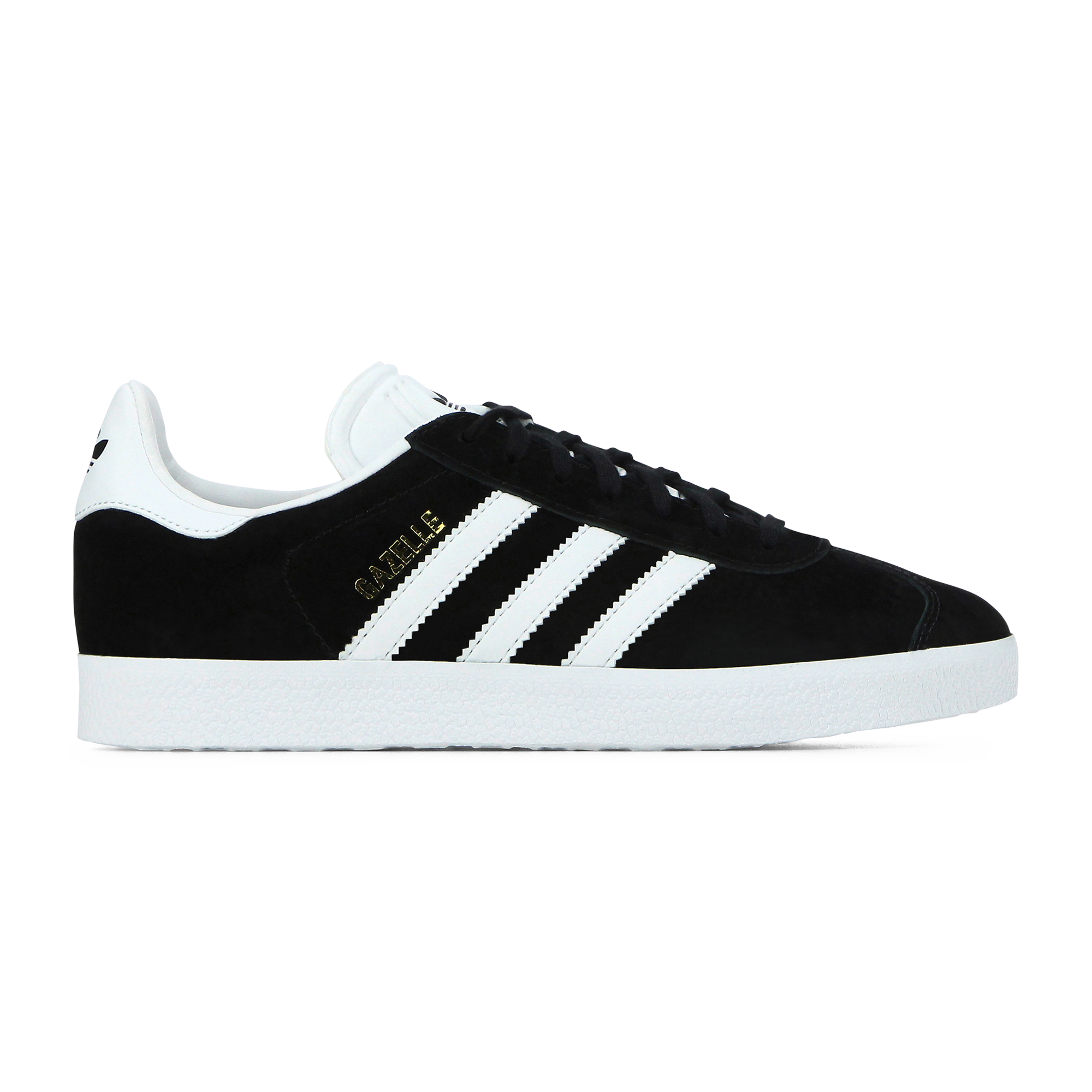 Chaussure Gazelle Noir Cuir Femme Adidas Originals Baskets Femme
